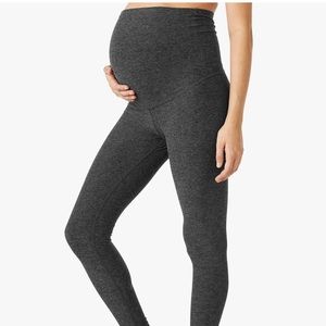 Beyond the bump space dye charcoal leggings